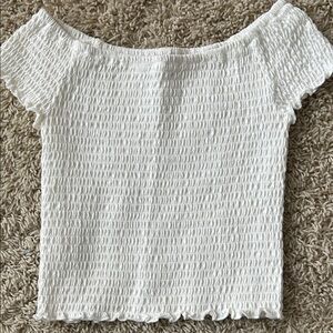Me.n.u White Smocked Top Size 10